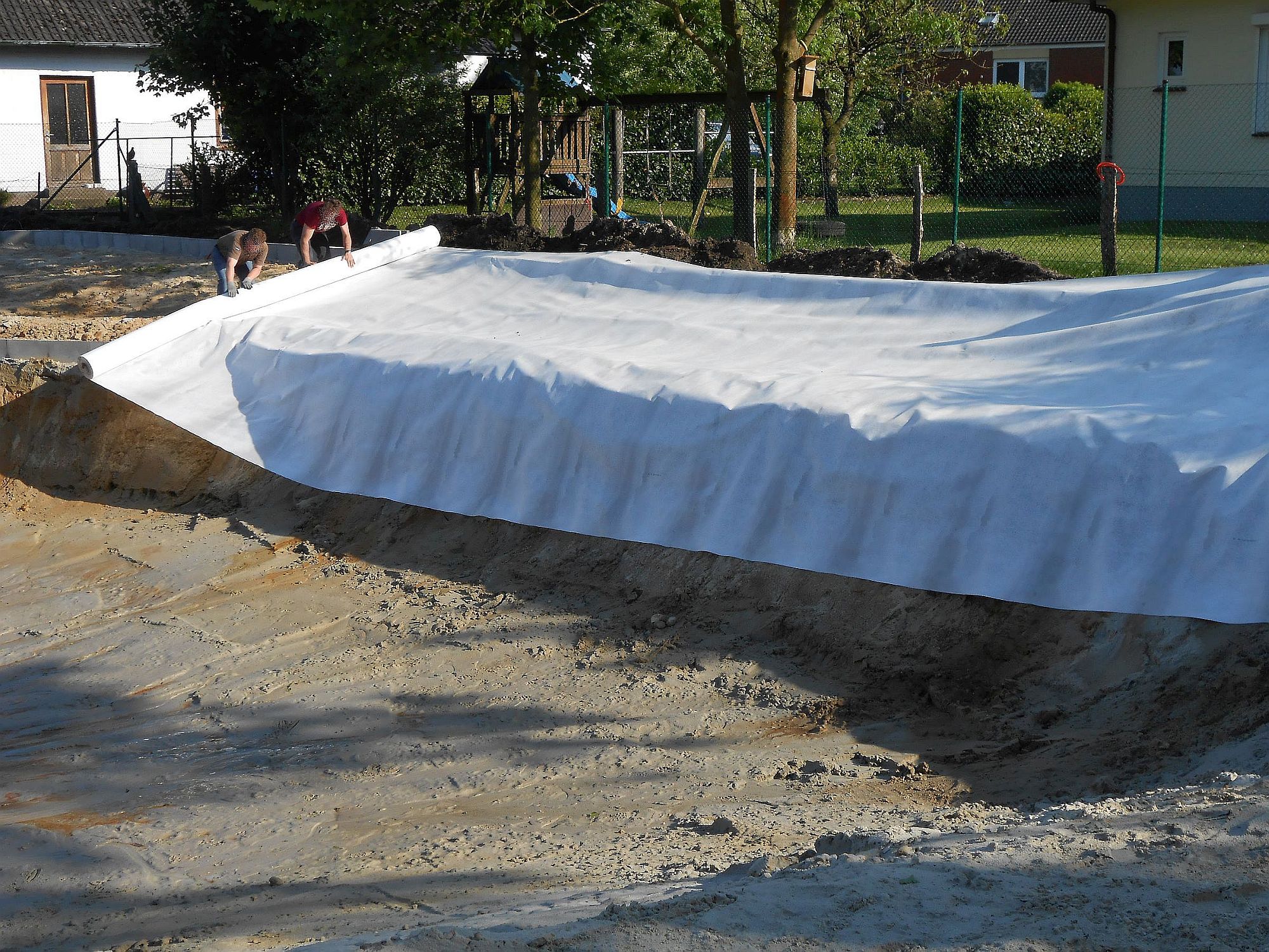 Straßenbauvlies GRK-3 (1800 N) PP thermisch fixiert, Rolle 100x2m
