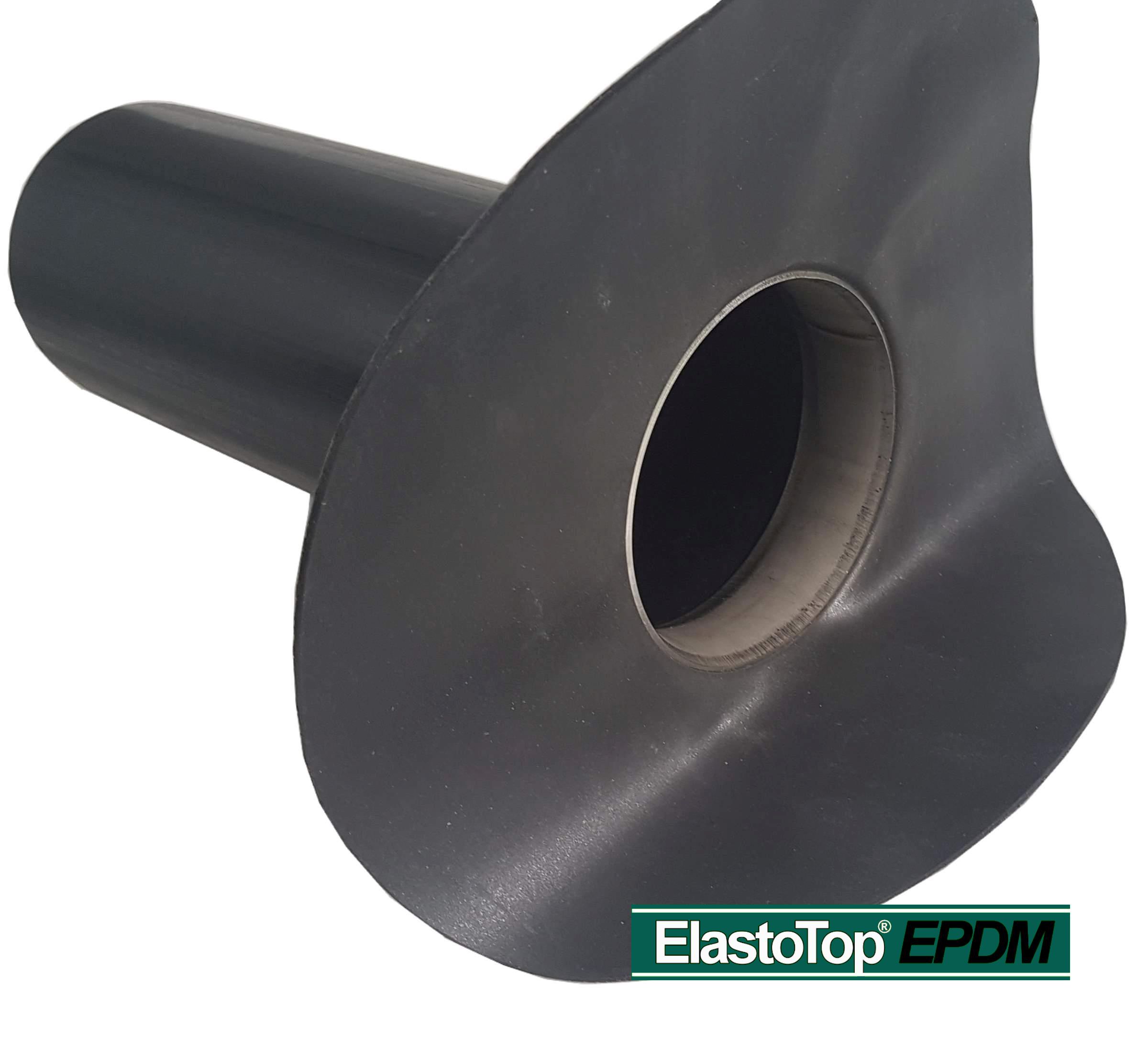 Dachgully mit flexiblen Systemflansch EPDM (nur mit Grundierung einsetzbar)