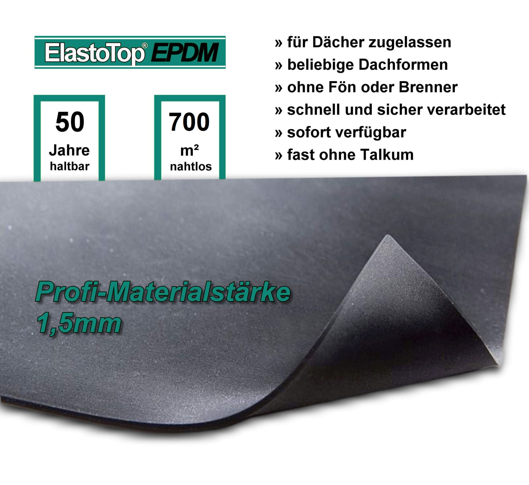 EPDM Dachfolie 1,5 mm